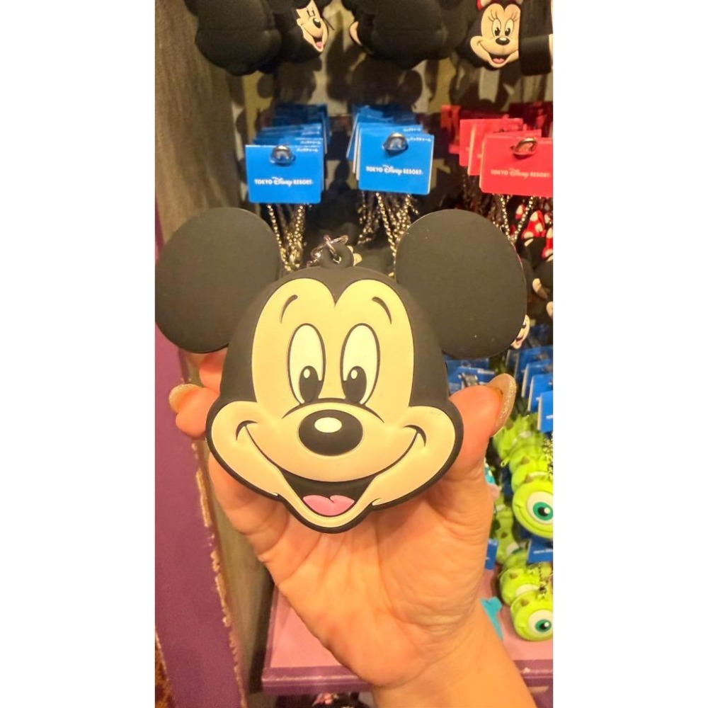 🔥現貨🔥🇯🇵代購東京迪士尼樂園大頭矽膠零錢包吊飾 收納包 鑰匙包 米奇/米妮/大眼怪/雪寶/漢堡/毛怪-細節圖3
