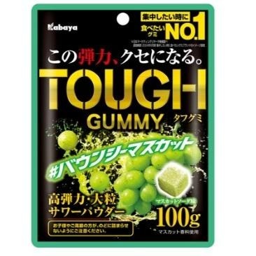🔥現貨 隔日到🔥KABAYA 卡巴 雙層水果風味軟糖 TOUGH 超彈力 日本 軟糖 葡萄 檸檬 三色 水果軟糖-細節圖5