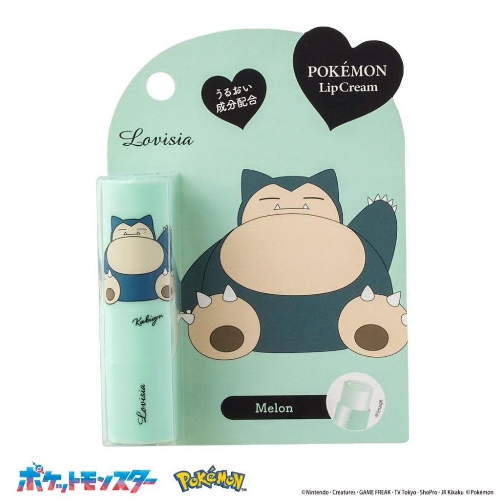 Lovisia × Pokémon 聯名潤唇膏｜寶可夢護唇膏 保濕不黏膩 可愛角色 日本限定版-細節圖4