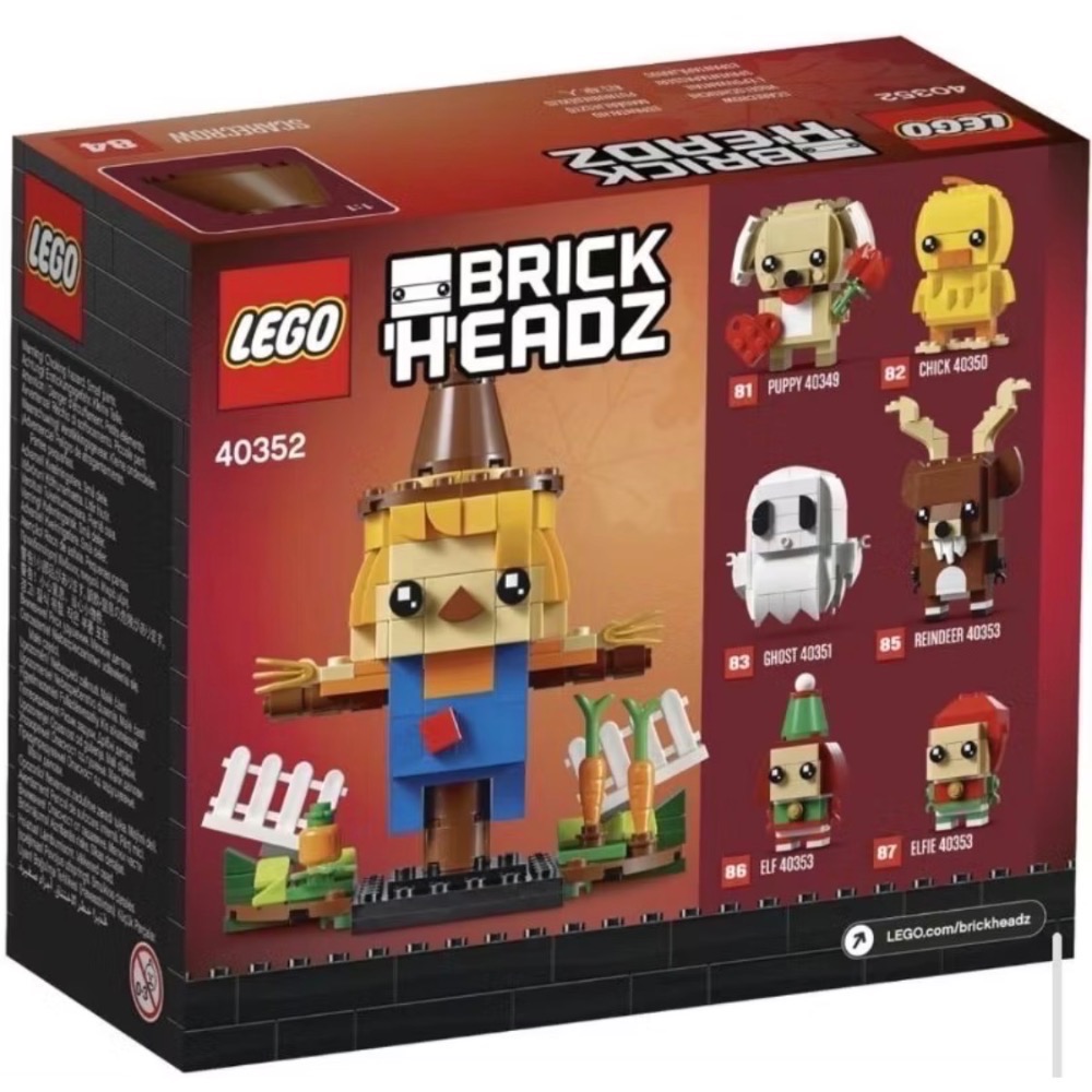 【lucyhouse】🐳LEGO 樂高 40352 稻草人 大頭系列 Brickheadz-細節圖2