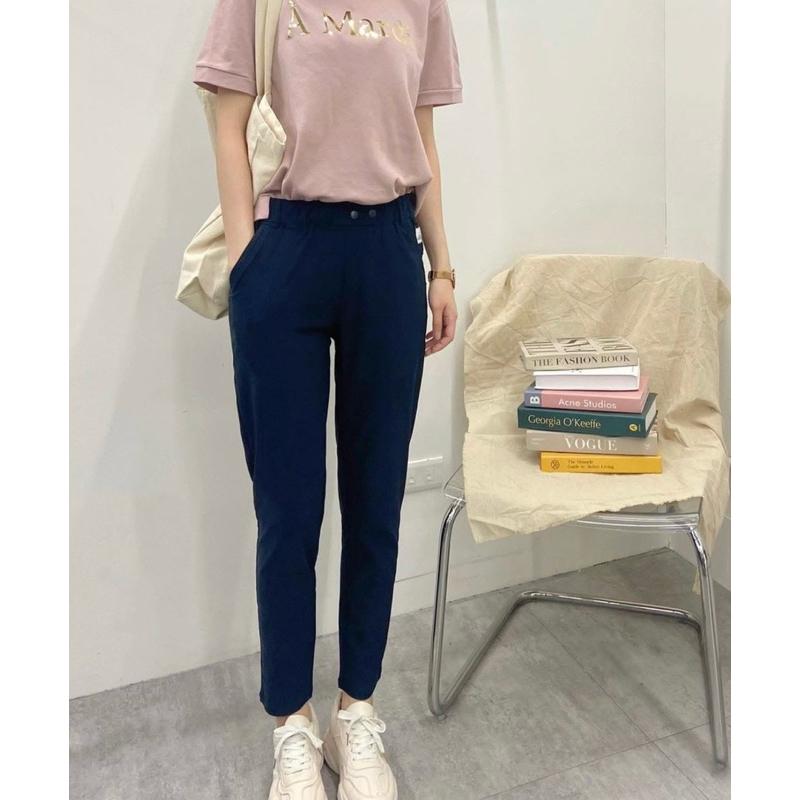 《MIKA米卡服飾》-5度涼感褲 80193 極度舒適 冰涼褲 顯瘦褲 涼感褲 合身褲 彈力褲 休閒褲 工作褲 運動褲-細節圖3