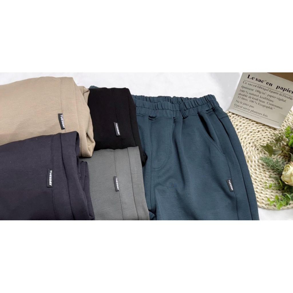 《MIKA米卡服飾》現貨 太空棉 彈力褲 哈倫褲 老爺褲 抗皺 運動褲 休閒褲 空氣棉 工作褲 太空棉褲 棉褲 女裝-細節圖8