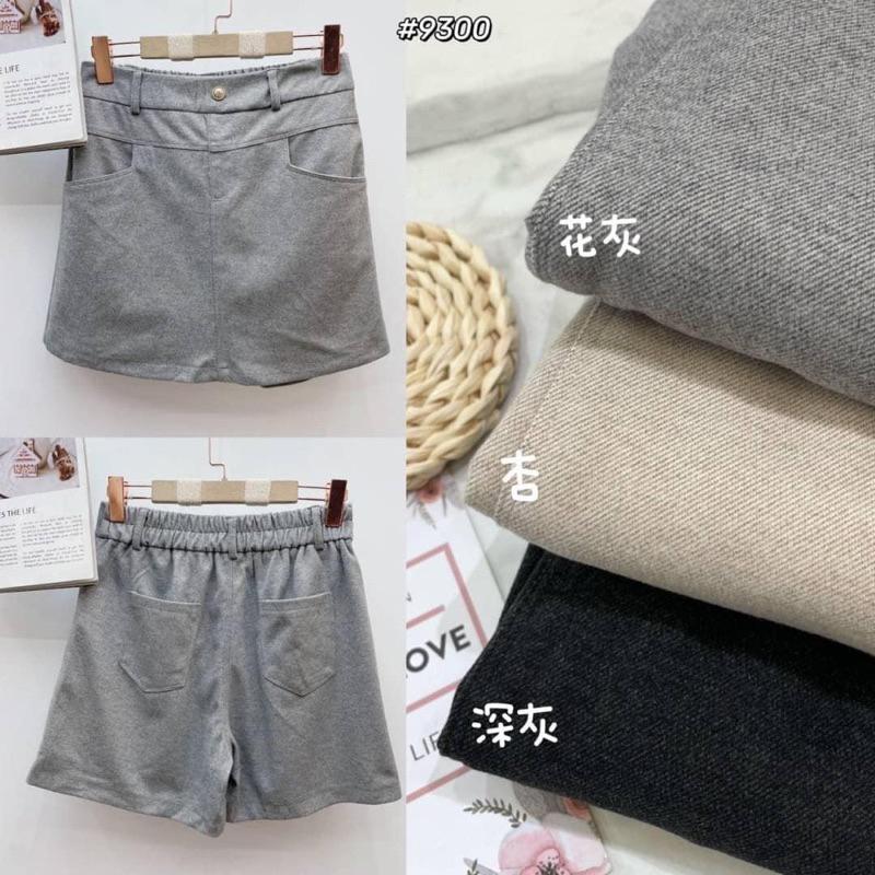 《MIKA米卡服飾》現貨 小香風褲裙 毛呢裙 毛呢褲裙 顯瘦褲裙 A字褲裙 短褲裙 短裙 褲裙 裙褲 女裝-細節圖3