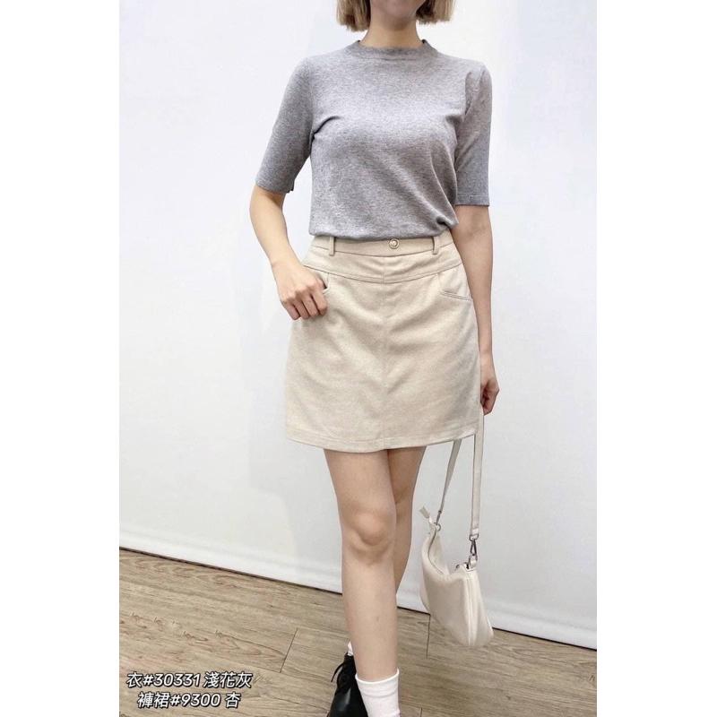 《MIKA米卡服飾》現貨 小香風褲裙 毛呢裙 毛呢褲裙 顯瘦褲裙 A字褲裙 短褲裙 短裙 褲裙 裙褲 女裝-細節圖5