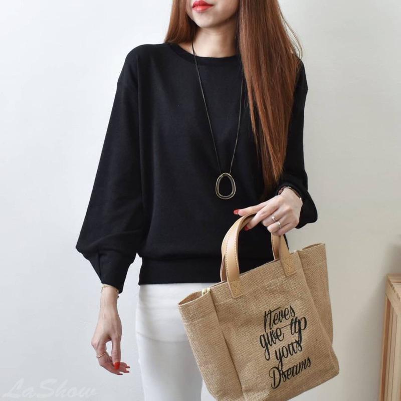 《MIKA米卡服飾》隔日到貨 交叉V袖磨毛 磨毛T 素T 刷毛上衣 1292 大學T  韓版棉T 刷毛 長袖 磨毛 保暖-細節圖8