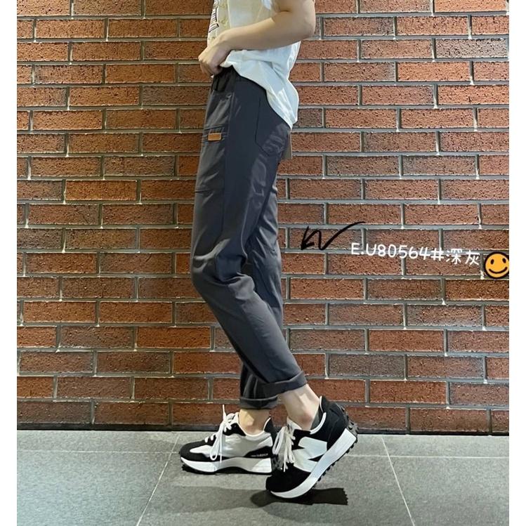 《MIKA米卡服飾》隔日到貨 -5度涼感褲 涼感彈力褲 涼感褲 皮標涼感褲 80564 涼感 休閒褲 彈力褲 哈倫褲-細節圖5