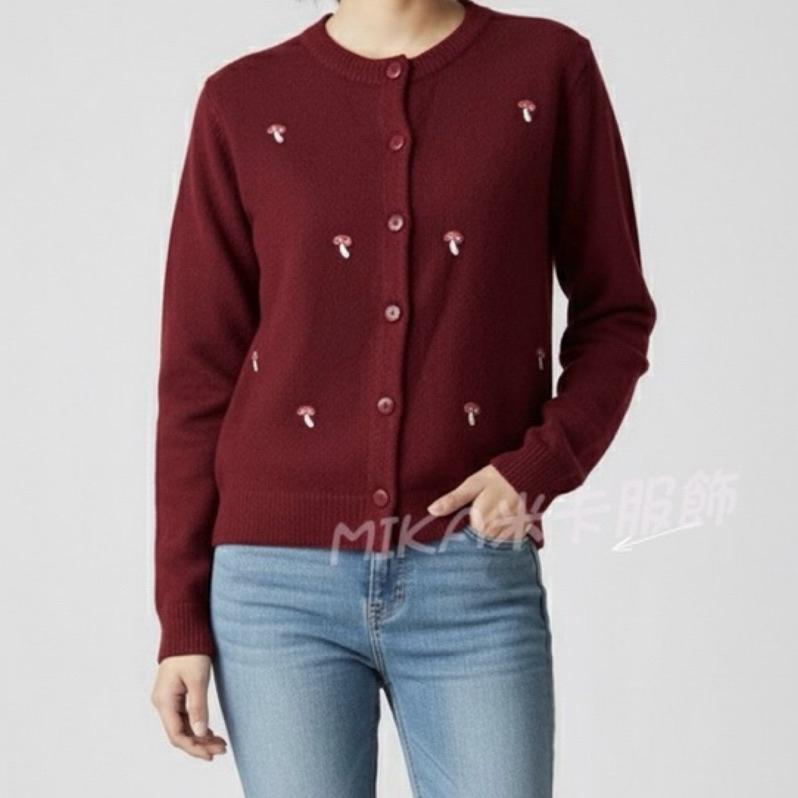 《MIKA米卡服飾》針織毛衣 針織上衣 針織衫 長袖上衣 保暖 毛衣 保暖上衣 保暖毛衣 毛線衣 針織 圓領針織衫-細節圖5