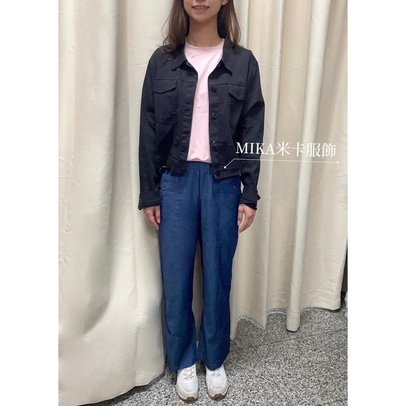 《MIKA米卡服飾》天絲牛仔褲 牛仔寬褲 牛仔褲 涼感牛仔褲 寬褲 天絲棉 涼感褲 長褲 闊腿褲 直筒褲 快速出貨女裝-細節圖3
