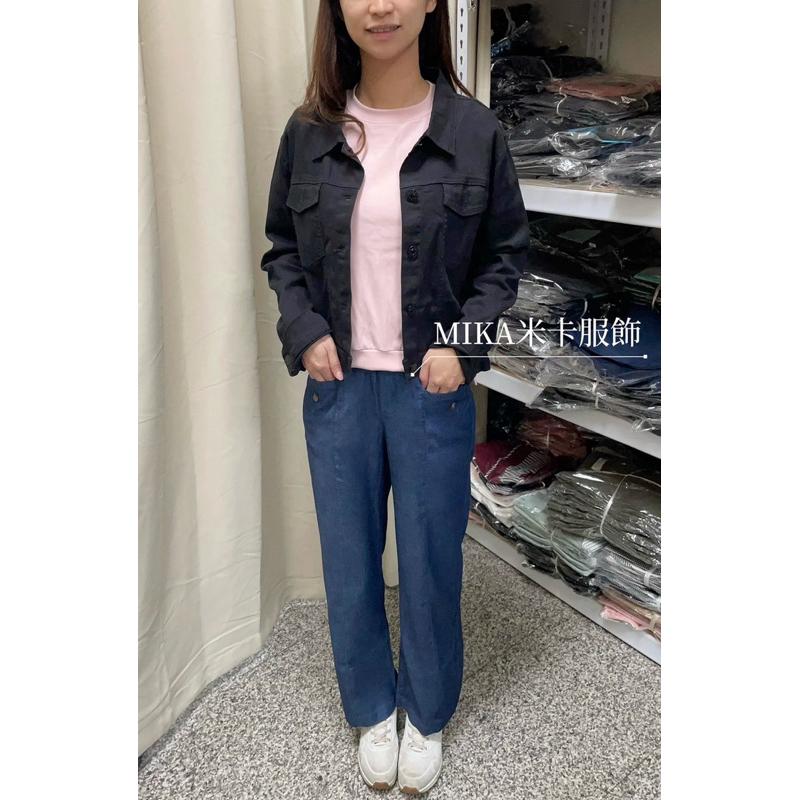 《MIKA米卡服飾》天絲牛仔褲 牛仔寬褲 牛仔褲 涼感牛仔褲 寬褲 天絲棉 涼感褲 長褲 闊腿褲 直筒褲 快速出貨女裝-細節圖4