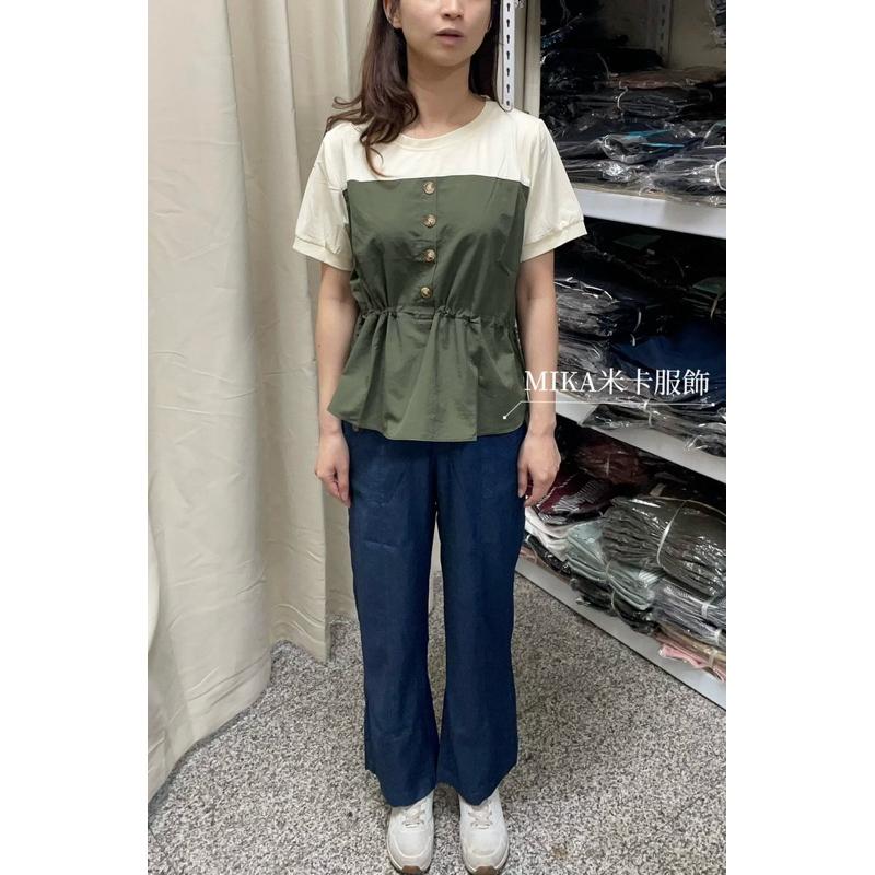 《MIKA米卡服飾》天絲牛仔褲 牛仔寬褲 牛仔褲 涼感牛仔褲 寬褲 天絲棉 涼感褲 長褲 闊腿褲 直筒褲 快速出貨女裝-細節圖5