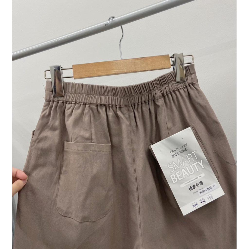 《MIKA米卡服飾》現貨 織帶短褲 涼感短褲 短褲 865 涼感褲 冰涼褲 上班褲 -5度 工作褲 彈力褲 女裝 OL-細節圖6