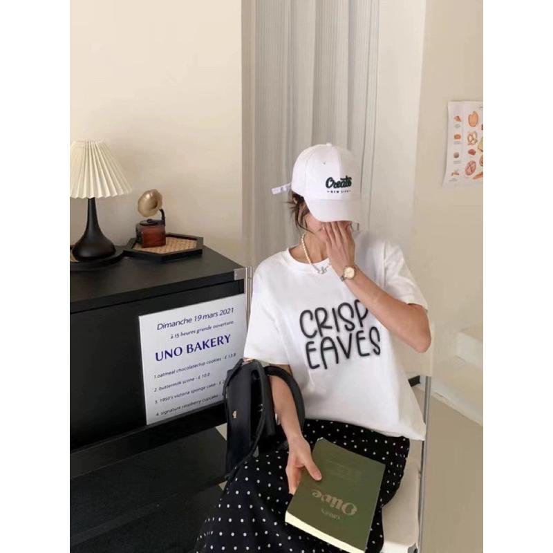 《MIKA米卡服飾》隔日到貨 英字棉T 字母棉T 涼感T 涼棉T 韓版棉T 復古棉T 休閒棉T 百搭棉T 短袖T恤 棉T-細節圖4