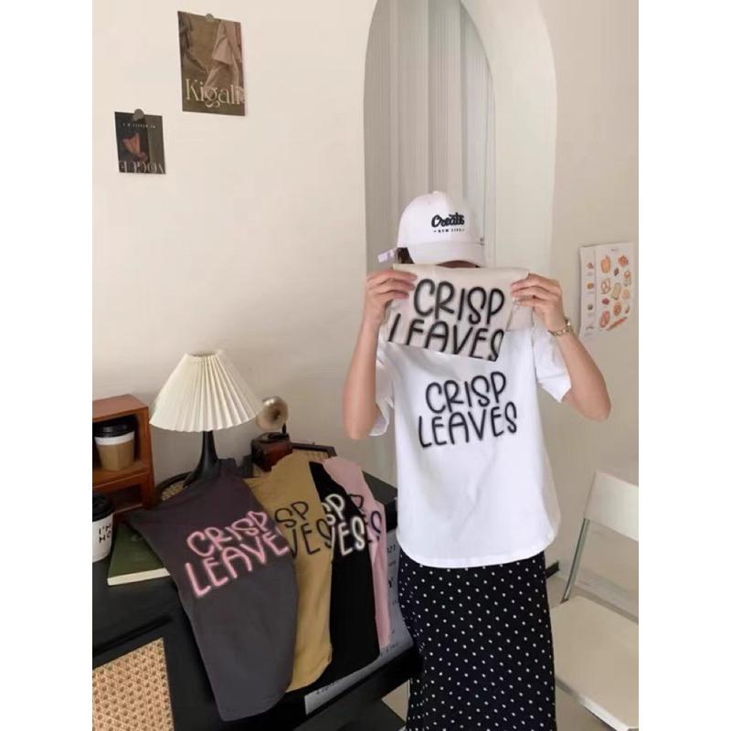 《MIKA米卡服飾》隔日到貨 英字棉T 字母棉T 涼感T 涼棉T 韓版棉T 復古棉T 休閒棉T 百搭棉T 短袖T恤 棉T-細節圖6