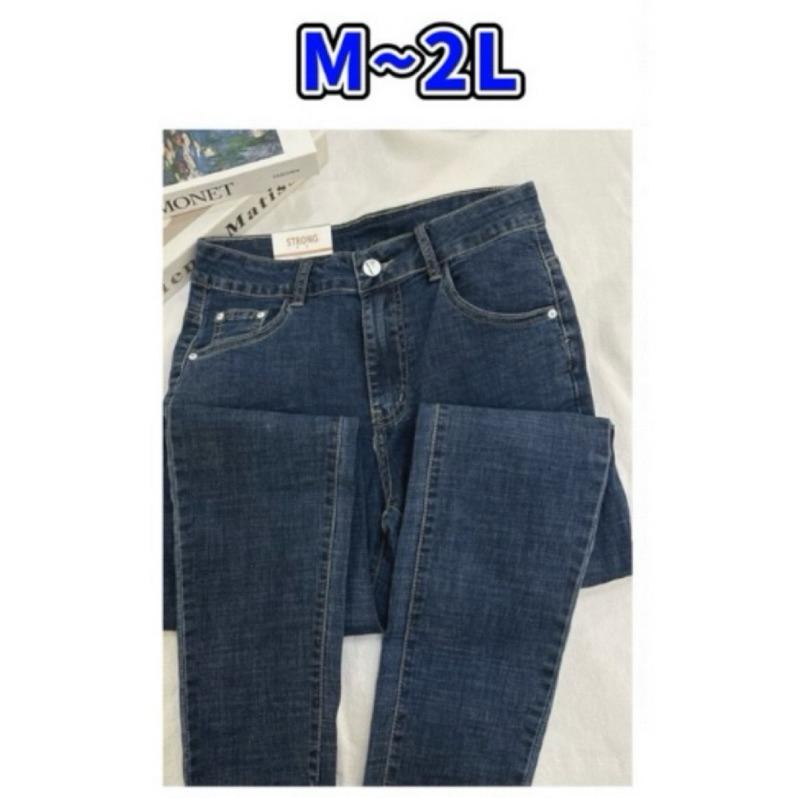 《MIKA米卡服飾》隔日到貨 牛仔褲 窄管褲 丹寧褲 小腳褲 鉛筆褲 彈力牛仔褲 顯瘦褲 開釦拉鍊褲 長褲 女裝-細節圖3