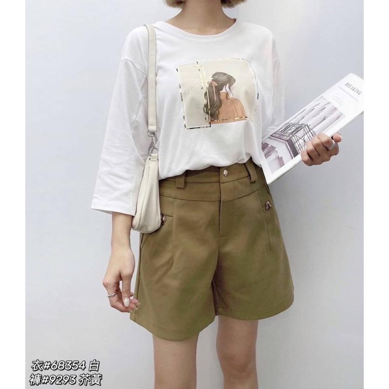 《MIKA米卡服飾》拉鍊毛呢短褲 顯瘦短褲 A字短褲 毛呢短褲 拉鍊短褲 開釦短褲 上班褲 休閒褲 短褲 9293-細節圖6