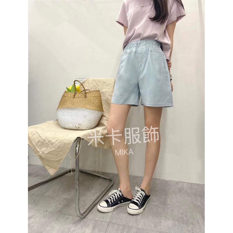 《MIKA米卡服飾》隔日到貨 涼感短褲 短褲 愛心短褲 工作褲 -5度短褲 休閒短褲 運動短褲 素面 女裝 涼感 夏天-細節圖4