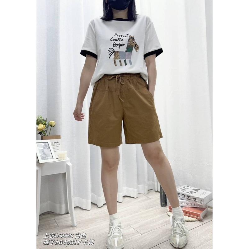 《MIKA米卡服飾》棉麻短褲 五分褲 涼感短褲 麻棉褲 水洗棉 涼感褲 短褲 休閒短褲 工作褲 涼感 女裝-細節圖4