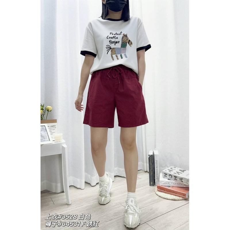 《MIKA米卡服飾》棉麻短褲 五分褲 涼感短褲 麻棉褲 水洗棉 涼感褲 短褲 休閒短褲 工作褲 涼感 女裝-細節圖7