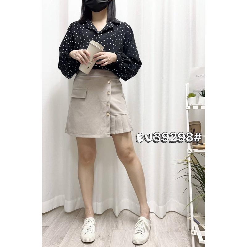 《MIKA米卡服飾》隔日到貨 百摺裙 小香風褲裙 毛呢褲裙 顯瘦褲裙  A字褲裙 褲裙 裙褲 短裙 女裝-細節圖7