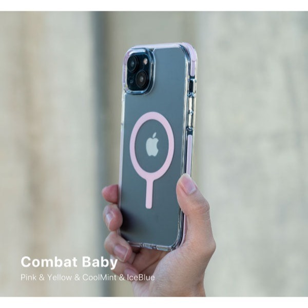 UNIQ｜Combat四角強化軍規磁吸防摔三料保護殼【iPhone 15 系列】-細節圖8