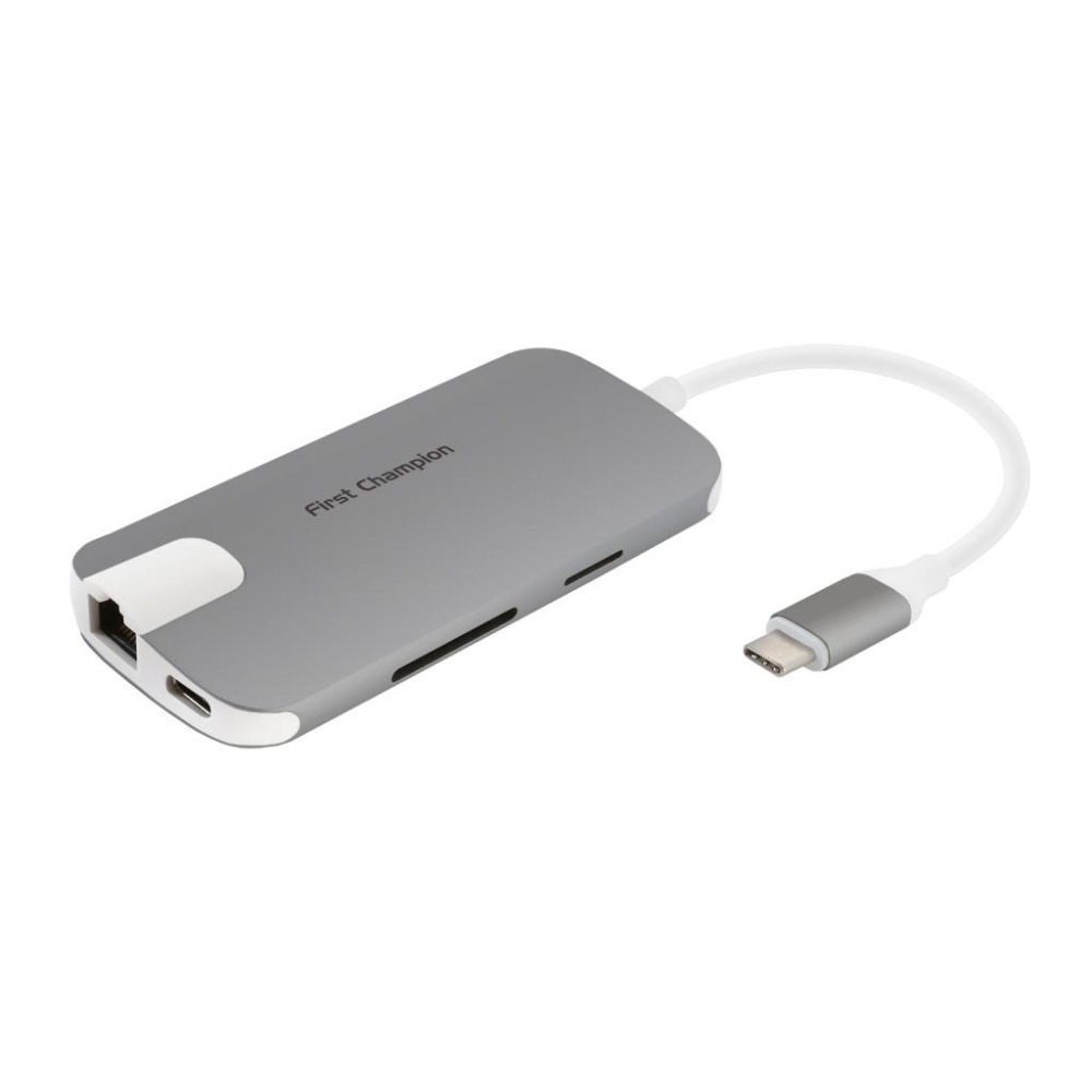 First Champion｜USB Type-C 集線器 (8合1) (with Gigabit Lan) 有網路孔-細節圖2