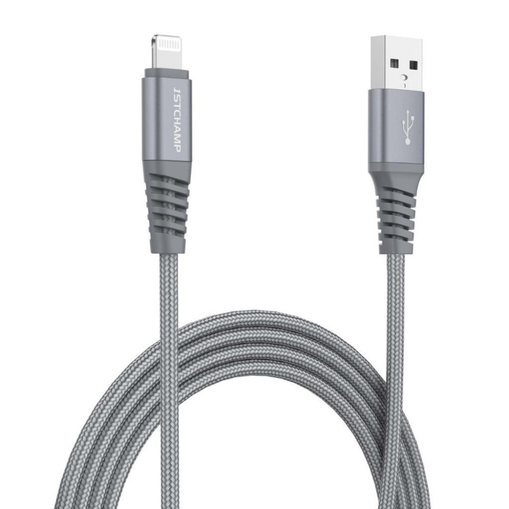 First Champion｜30cm/120cm MFi認證 尼龍編織 iPhone充電傳輸線 Lightning-細節圖4