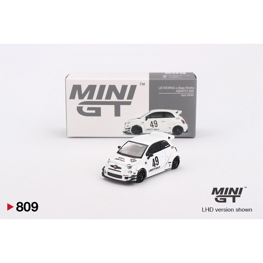 MINI GT 809 LB-WORKS x Abas Works ABARTH 595 LBWK-細節圖2