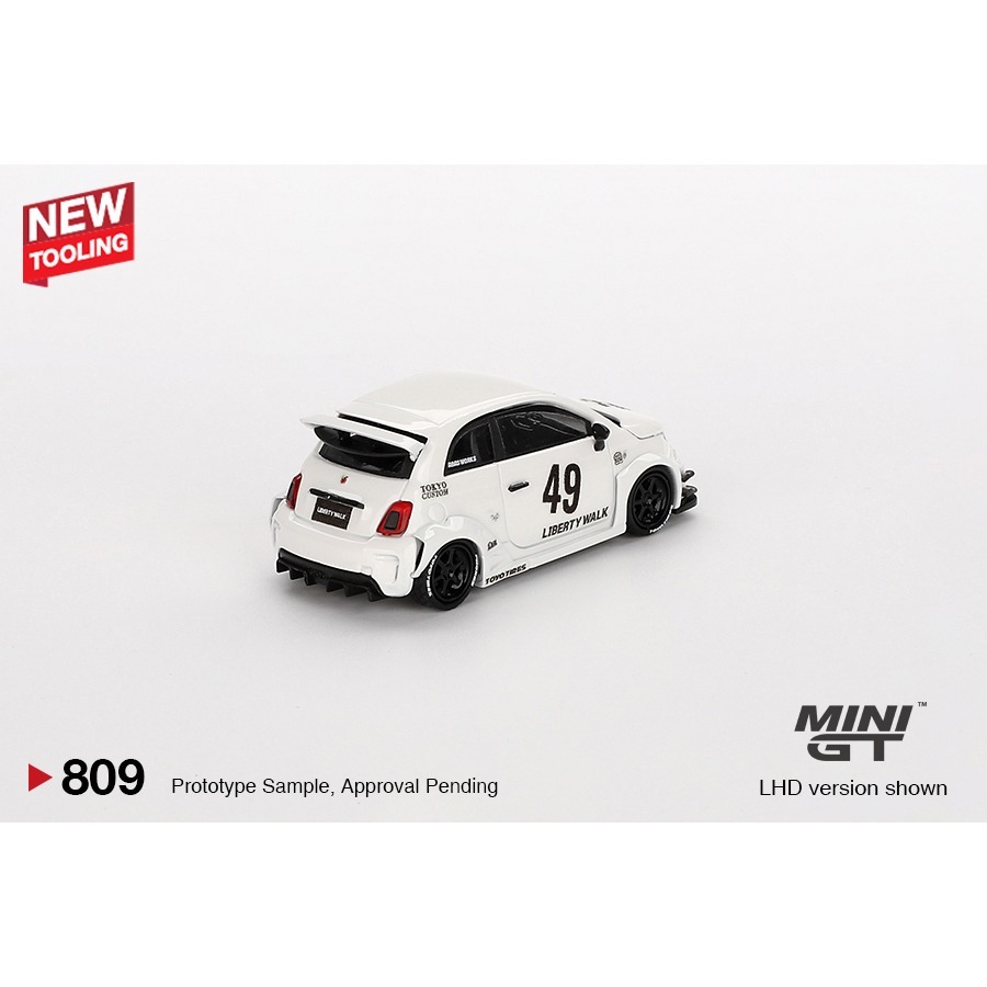 MINI GT 809 LB-WORKS x Abas Works ABARTH 595 LBWK-細節圖4
