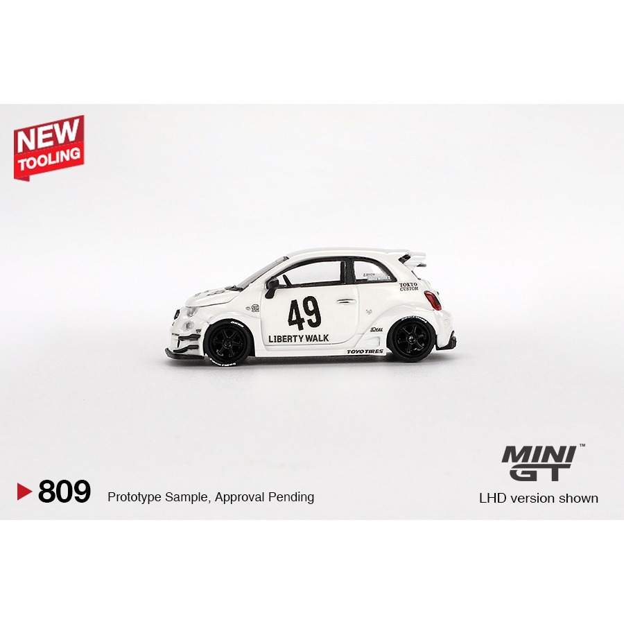 MINI GT 809 LB-WORKS x Abas Works ABARTH 595 LBWK-細節圖5