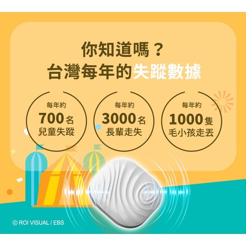 iFind Spot 蘋果認證全球定位器 救援小英雄波力聯名款_波紋銀灰+皮套-細節圖4