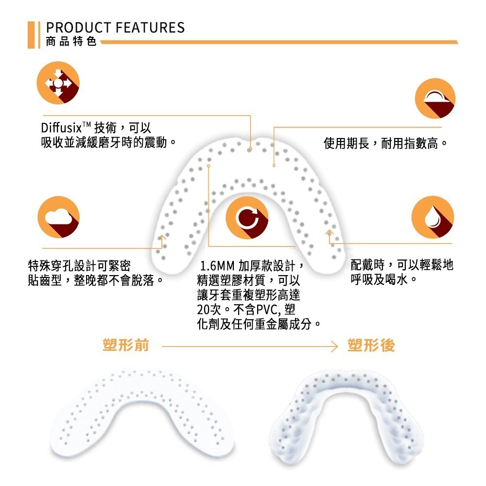 【NORDITION】SOVA 兒童款防磨牙牙套 ◆ 護 齒器 (含收納盒)-細節圖6