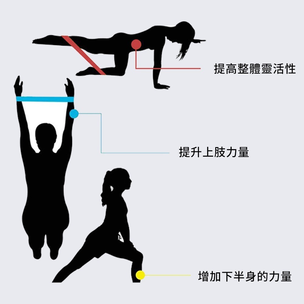 【NORDITION】迷你環狀彈力圈組 ◆ 台灣製 拉力圈 3規格/組-細節圖3