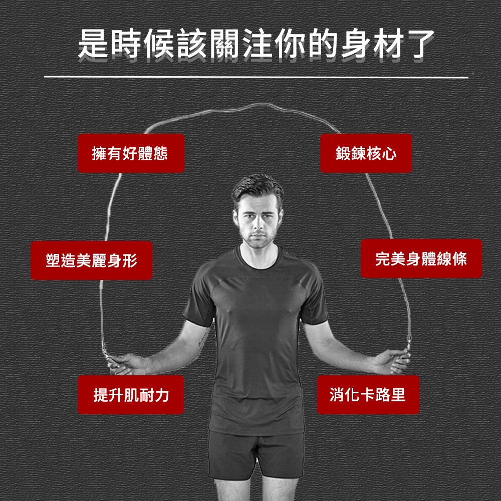 【NORDITION】計數負重跳繩 ◆ 燃脂 智能跳繩 健身跳繩-細節圖2