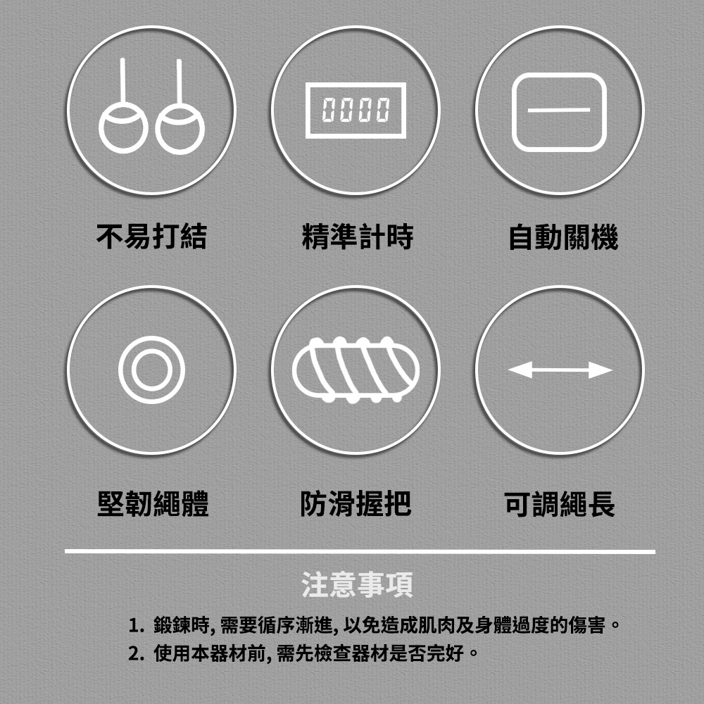 【NORDITION】計數負重跳繩 ◆ 燃脂 智能跳繩 健身跳繩-細節圖3