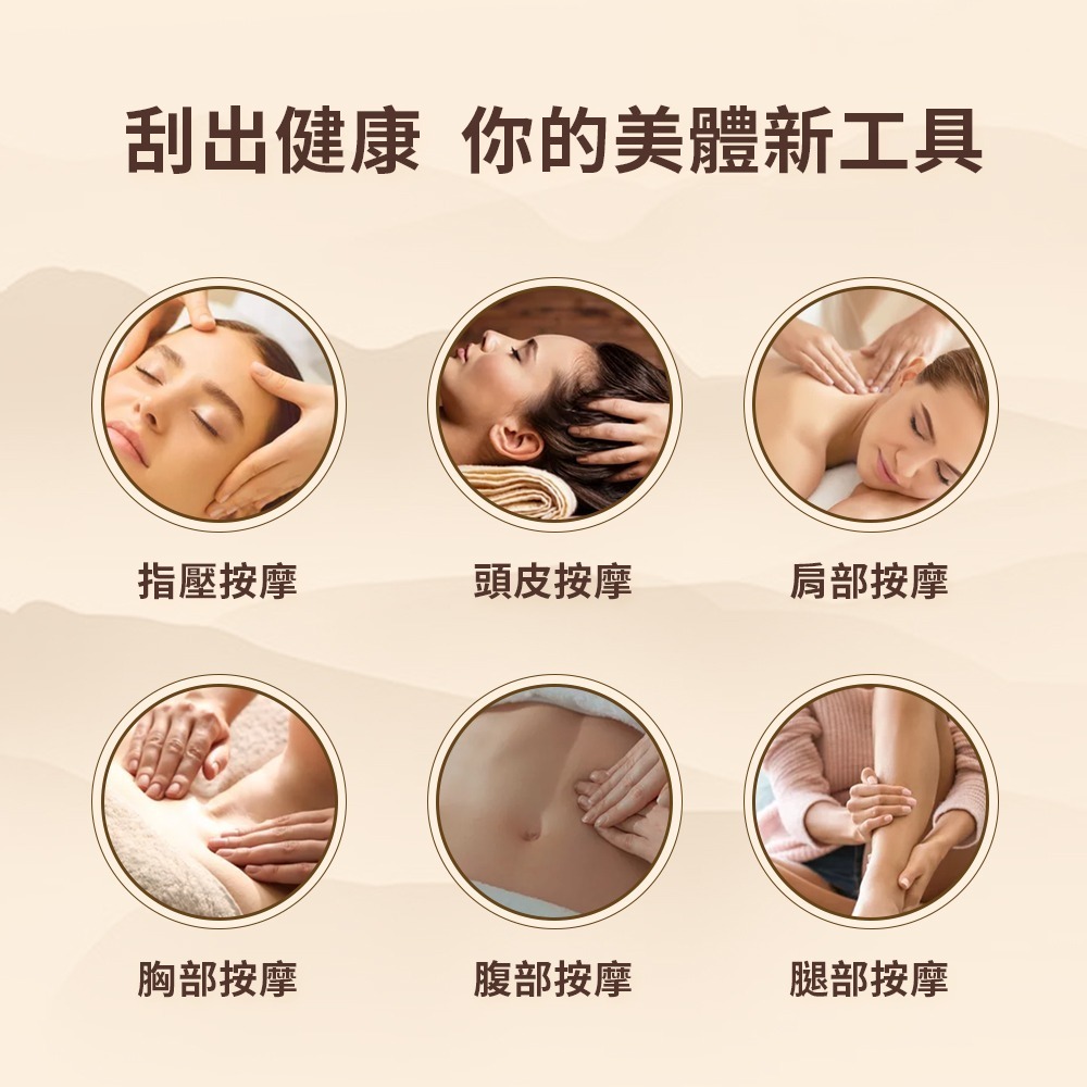 【NORDITION】立體體雕刮痧板 ◆ 點穴撥筋 紓壓 氣結 美體-細節圖3