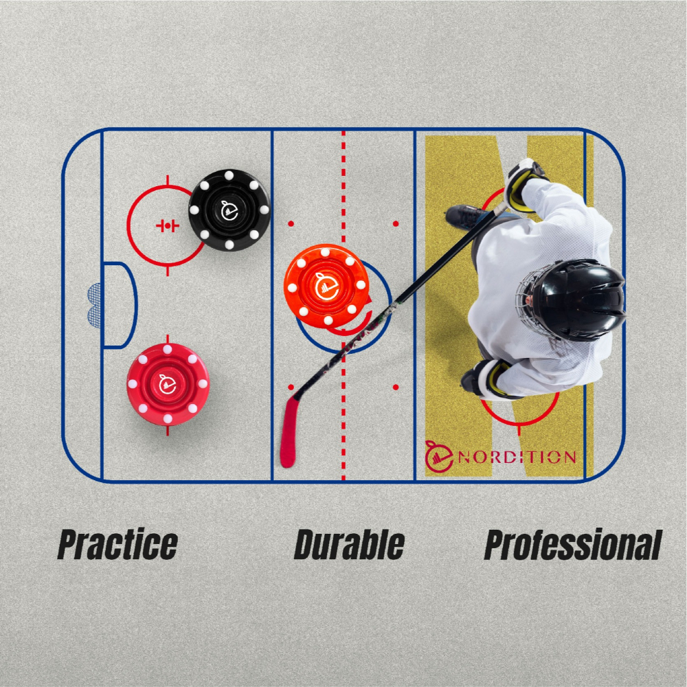 【NORDITION】陸上曲棍球- 八點 ◆ 台灣製 球餅 直排輪  6入1組-細節圖7