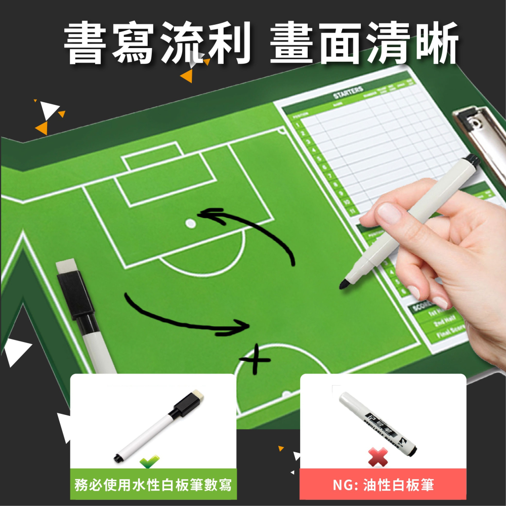 【NORDITION】籃球 足球 雙面戰術版 ◆ 教練版 作戰版-細節圖6