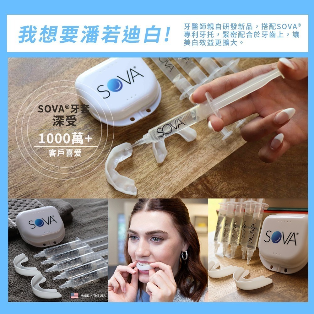 【NORDITION】 SOVA 居家牙齒美白凝膠 ◆ 美國進口 牙齒美白-細節圖3