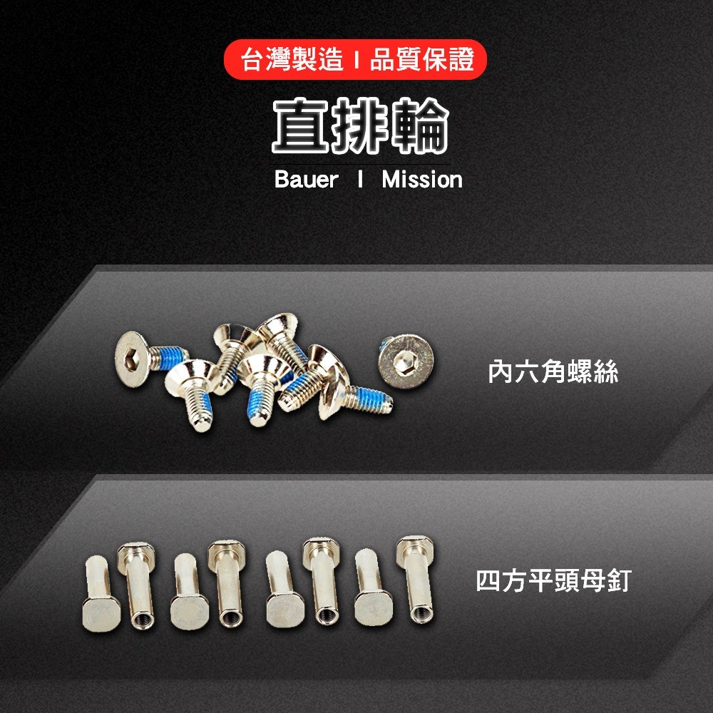 【NORDITION】 直排輪 公母螺絲組 ◆   輪滑鞋 螺絲-細節圖2