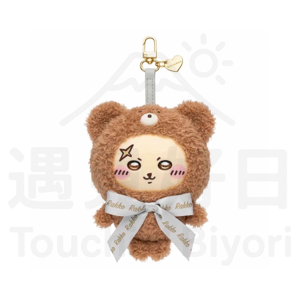 【現貨】日本 CHIIKAWA ちいかわ 吉伊卡哇 熊熊裝玩偶吊飾-規格圖2