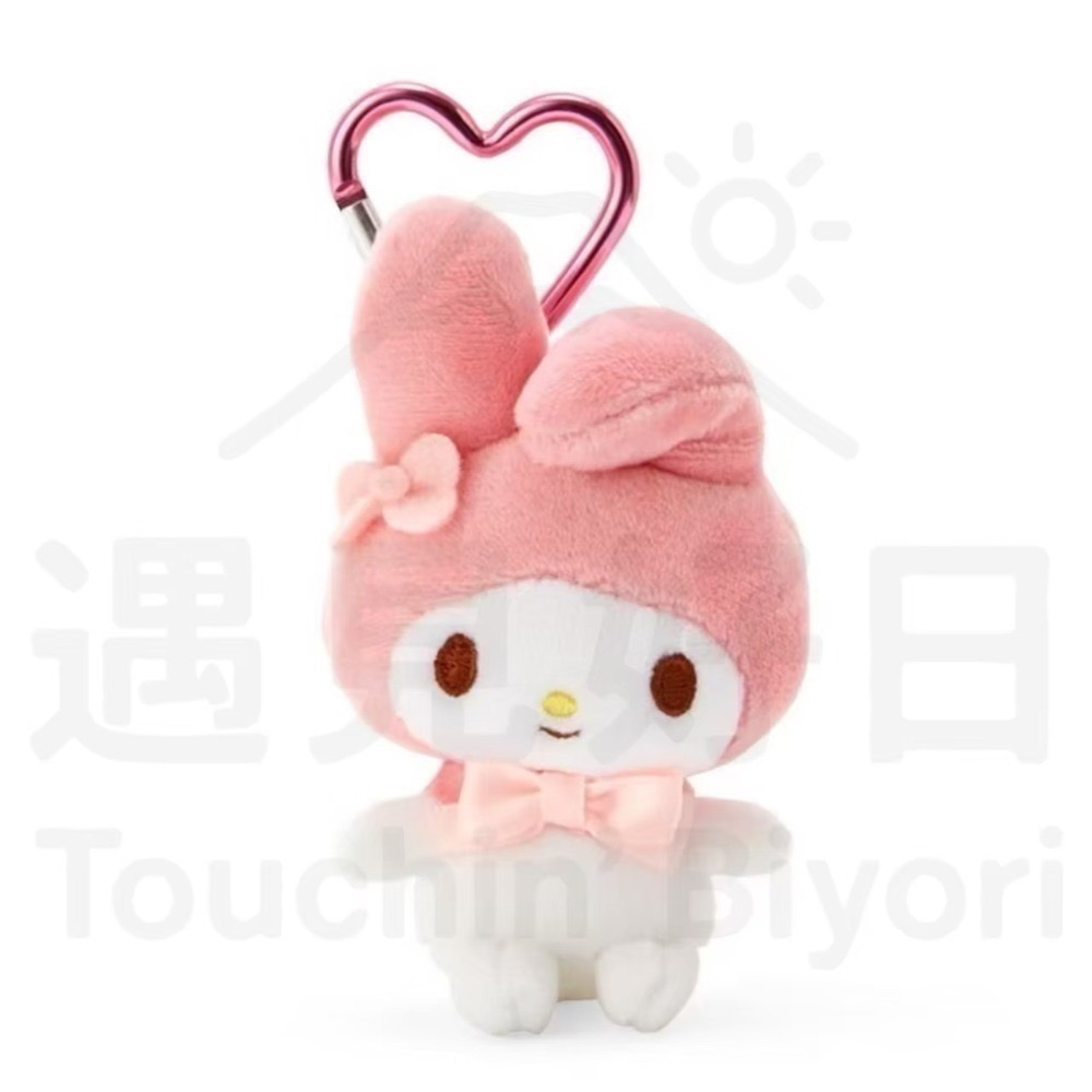 【現貨】日本 Sanrio 三麗鷗 愛心扣玩偶吊飾-規格圖1