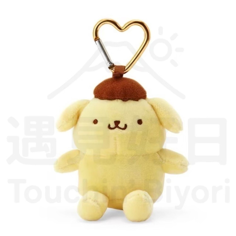 【現貨】日本 Sanrio 三麗鷗 愛心扣玩偶吊飾-規格圖1