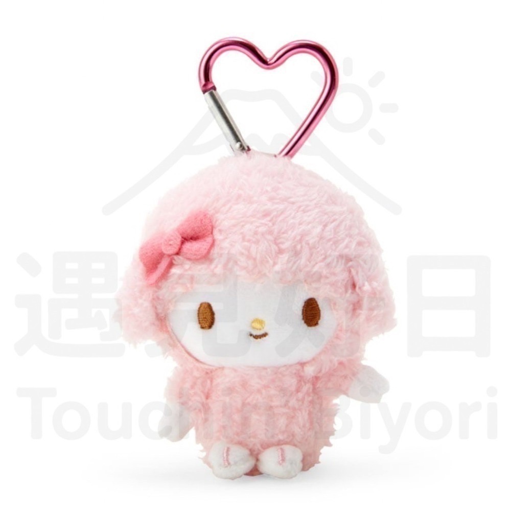 【現貨】日本 Sanrio 三麗鷗 愛心扣玩偶吊飾-規格圖1