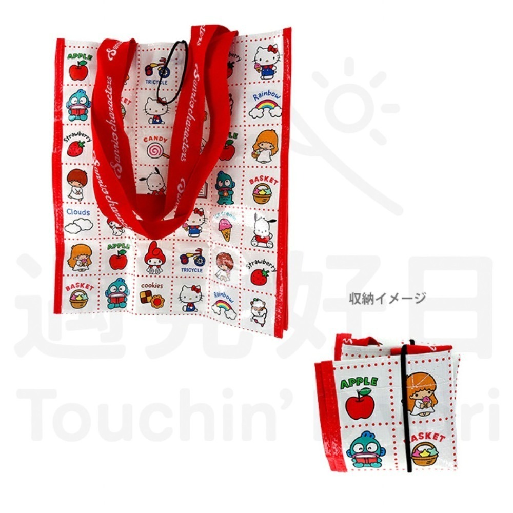 【現貨】日本 Sanrio 三麗鷗 防水零錢包｜收納購物袋-細節圖4