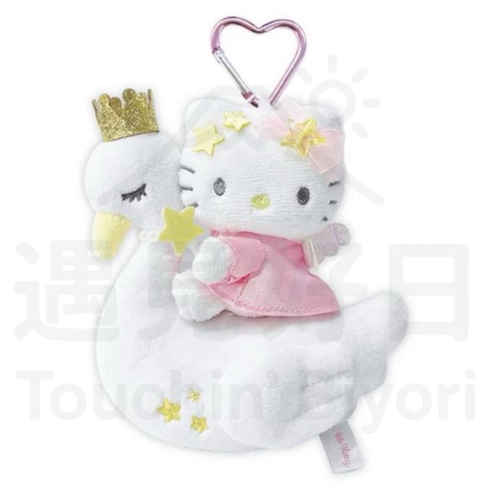 【預購】日本 三麗鷗 Sanrio Fantsay 愛心扣 Kitty 吊飾 美人魚｜獨角獸｜小天使-規格圖1