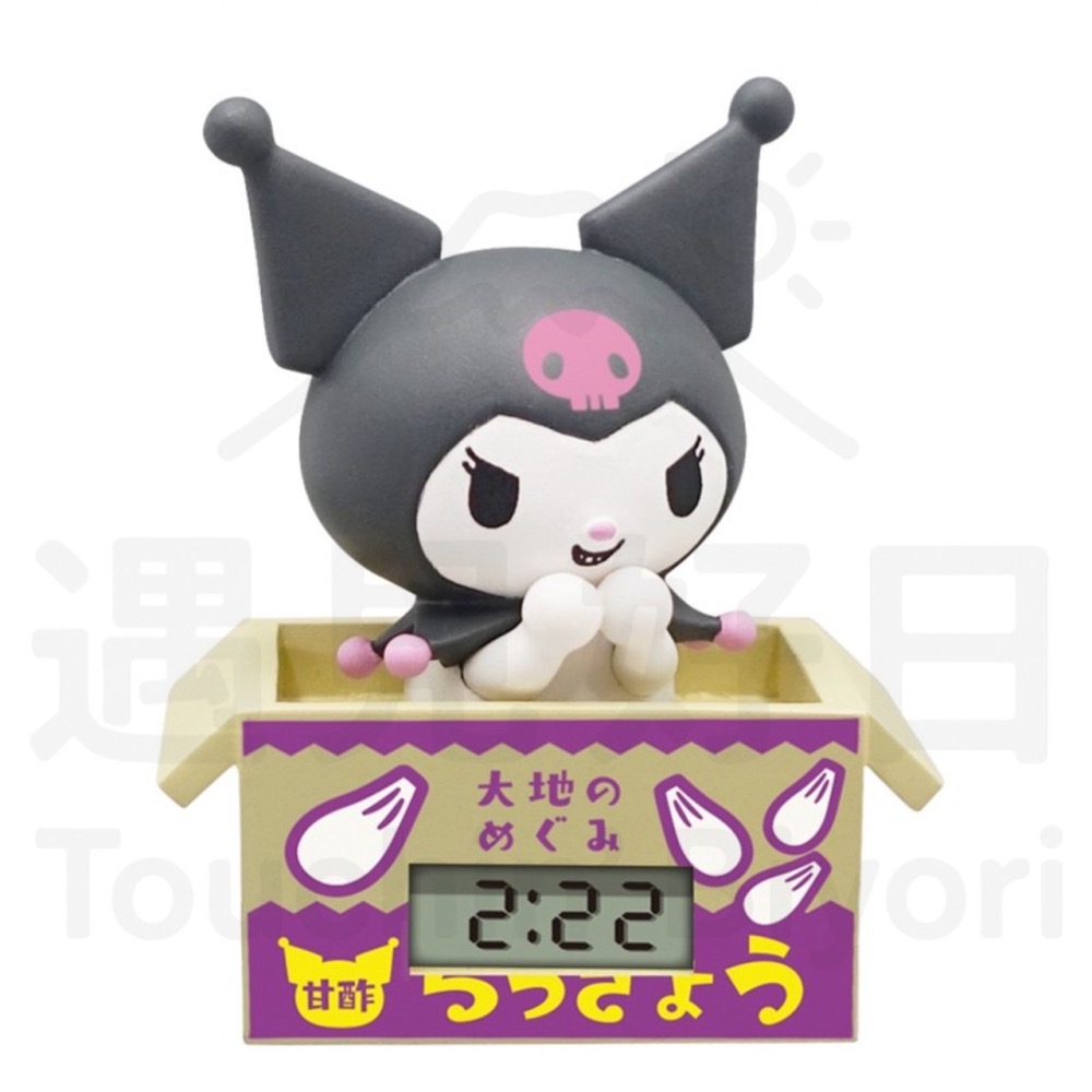 【現貨】三麗鷗 Sanrio 水果箱造型 電子鐘 扭蛋-細節圖4