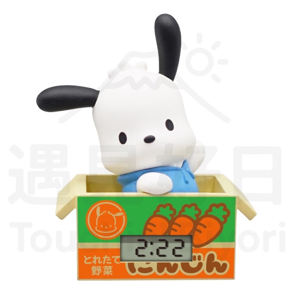 【現貨】三麗鷗 Sanrio 水果箱造型 電子鐘 扭蛋-細節圖6