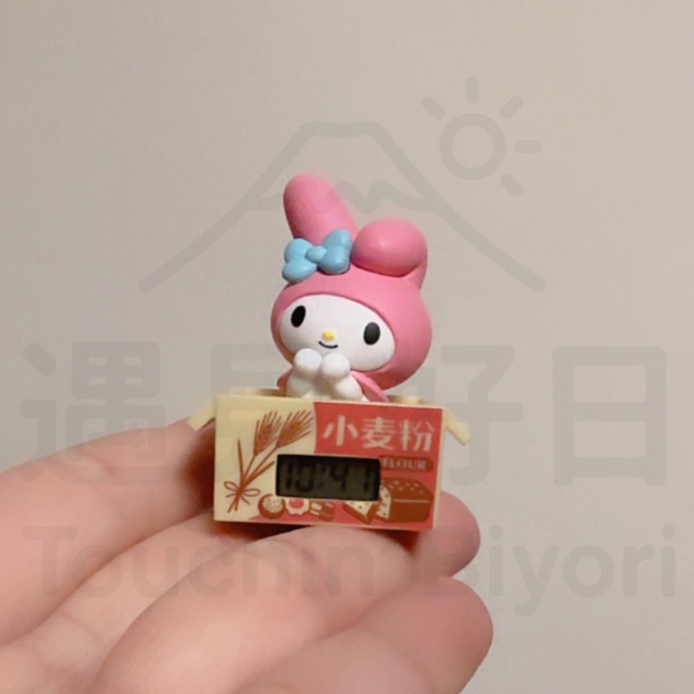 【現貨】三麗鷗 Sanrio 水果箱造型 電子鐘 扭蛋-規格圖6