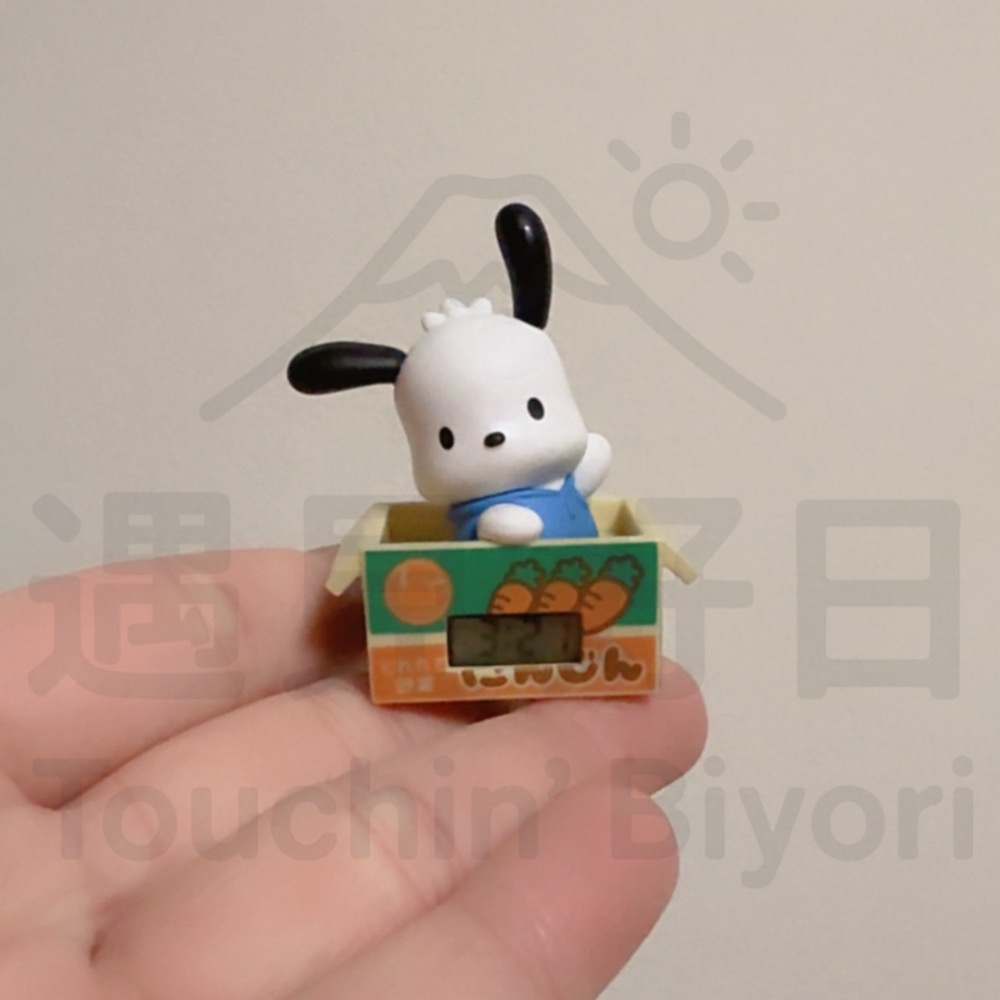 【現貨】三麗鷗 Sanrio 水果箱造型 電子鐘 扭蛋-規格圖6