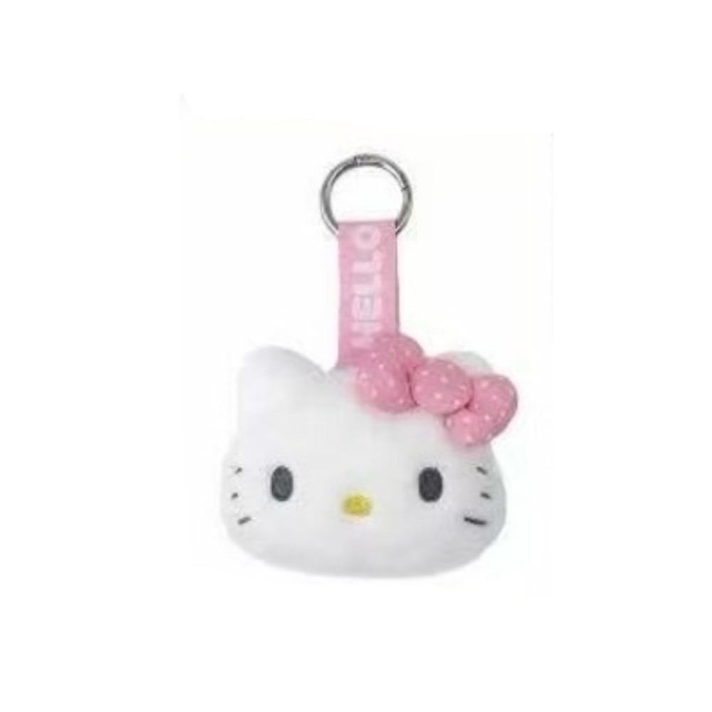 【預購】日本 三麗鷗 Sanrio【扣環系列】大頭臉蛋玩偶吊飾-規格圖1